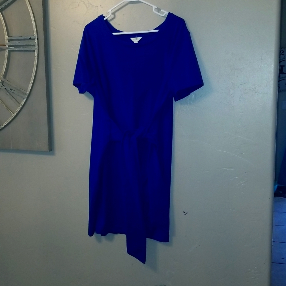 Blue dress